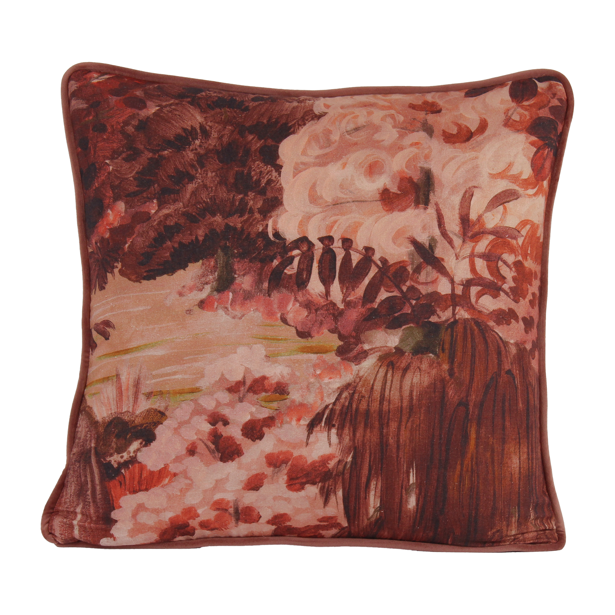 Floresta Merlot Cushion