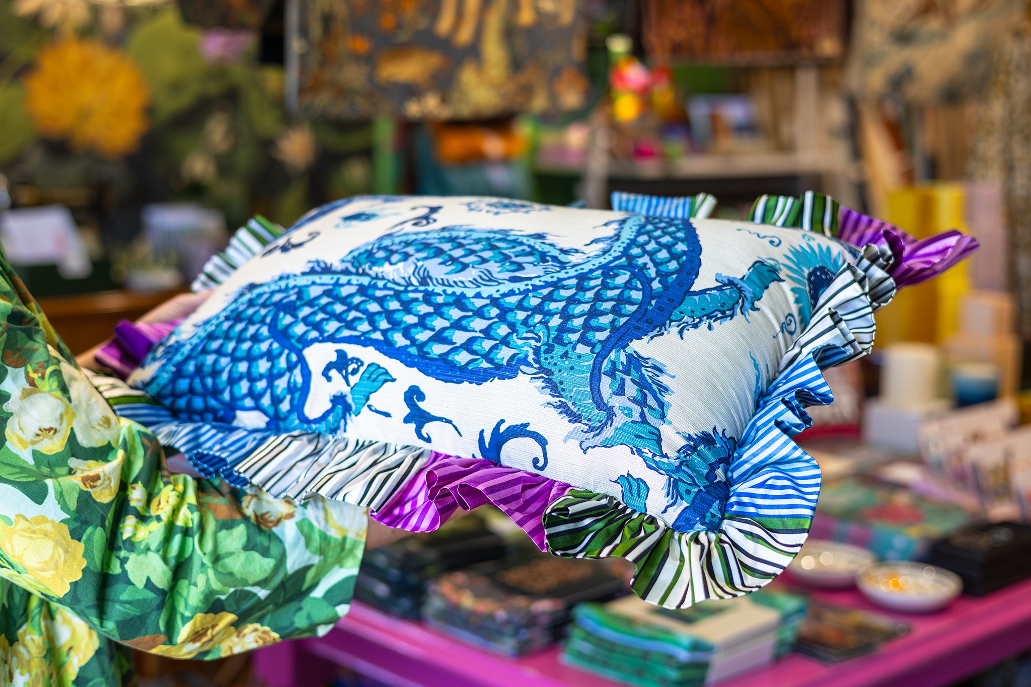 Frilled Dragon Cushion