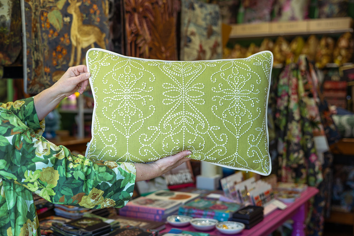 Java Embroidery Cushion