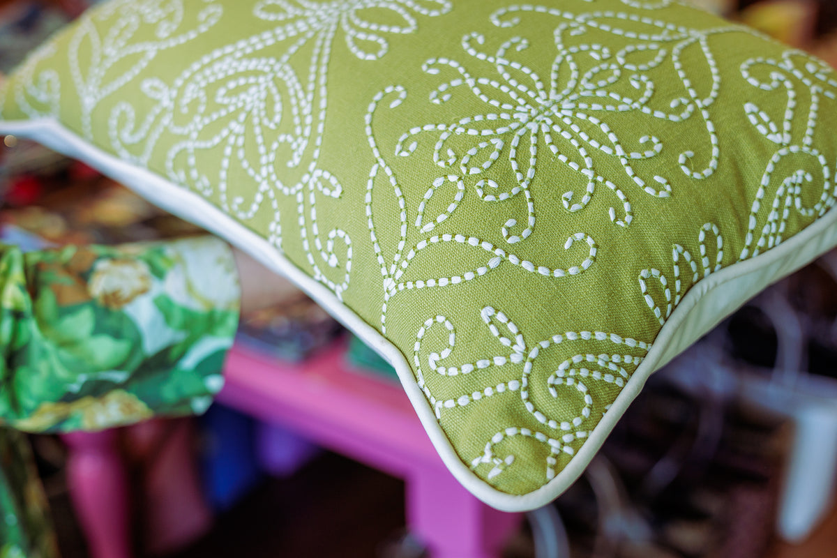 Java Embroidery Cushion