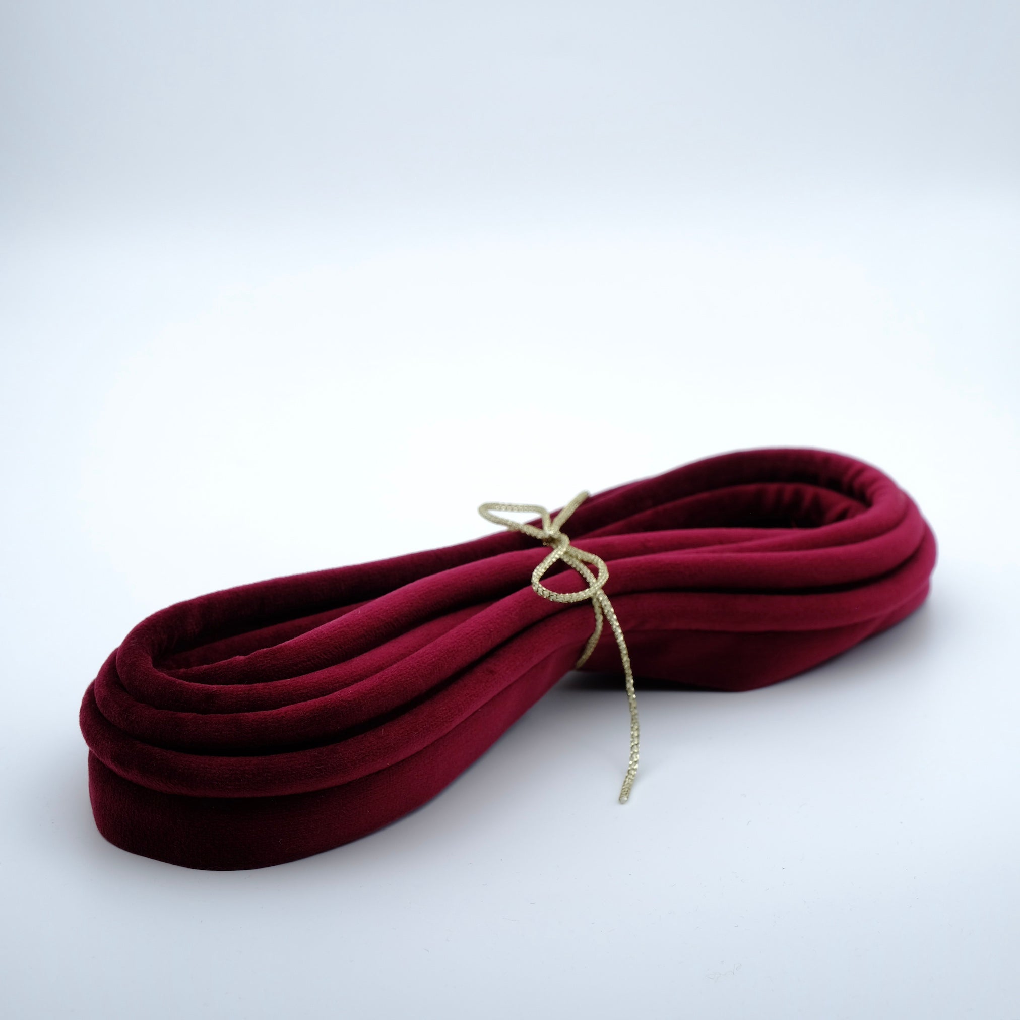 Berry Velvet Piping - Handmade in NZ