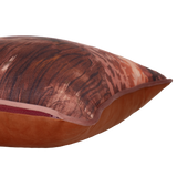 Cushion featuring an impressionist style painting of a forest scene