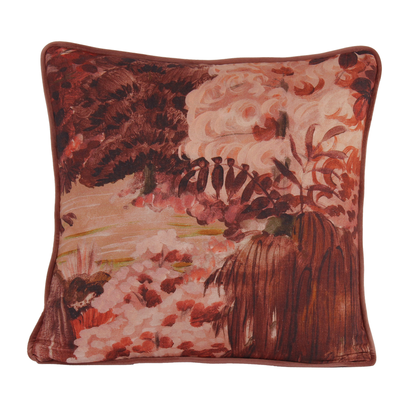 Floresta Merlot Cushion