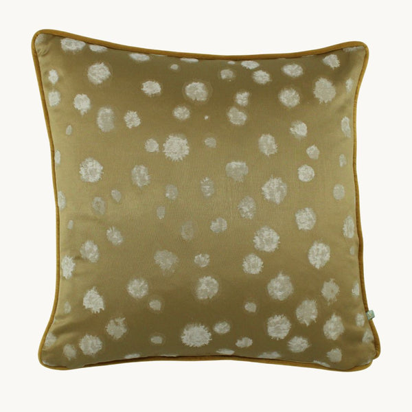 Photo of a reversible cushion with a medium scale mottled spot 